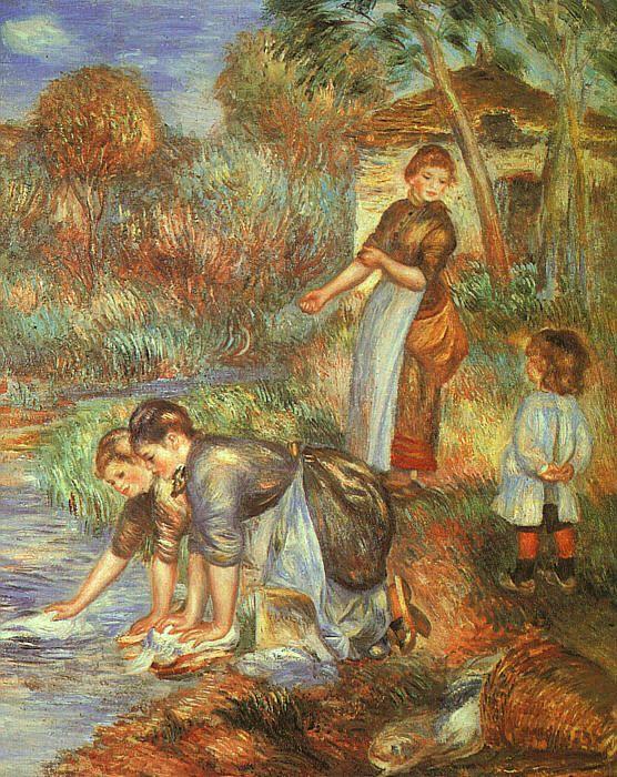 Pierre Renoir Washerwoman oil painting picture